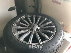 19 RANGE ROVER SPORT DISCOVERY AUTOBIOGRAPHY ALLOY WHEELS TYREs