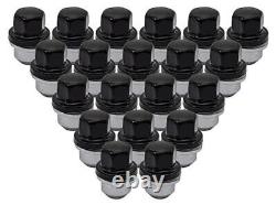 20 Black Alloy Wheel Nuts Defender Discovery 1 & Range Rover Classic RRD500560