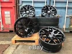 20 Sportline Dtm Style Alloy Wheels + Tyres Vw Transporter T5 T6 T28 Load Rated