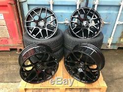 20 Sportline Dtm Style Alloy Wheels + Tyres Vw Transporter T5 T6 T28 Load Rated