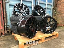 20 Sportline Dtm Style Alloy Wheels + Tyres Vw Transporter T5 T6 T28 Load Rated