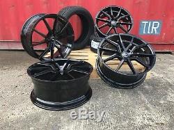 20 Spyder Black Alloy Wheels & Tyres Range Rover Sport Discovery Velar Sport