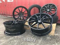 20 Spyder Black Alloy Wheels + Tyres Range Rover Sport Discovery Velar Sport