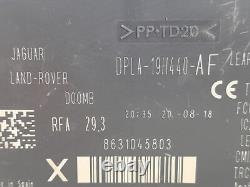 2011 LAND ROVER RANGE ROVER Mk III L322 KEYLESS CONTROL MODULE DPLA-19H440-AF