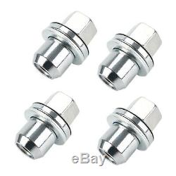 20x Stainless Steel Wheel Nuts + Washers For Discovery + Range Rover 22mm Hex
