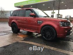 21 Range Rover Sport Vogue Discovery Alloy Wheels Tyres SVR Gloss Black Tyres