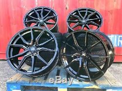 22 BLACK SPYDER alloy wheels for new audi q7 mercedes ml gl bentley with tyres