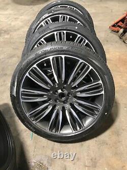 22 Genuine Range Rover 9012 Alloy Wheels And Pirelli Tyres Inc Tpms