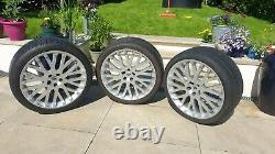 22 Kahn Range Rover Discovery Rs Cosworth Alloy Wheels Used With Tyres X3