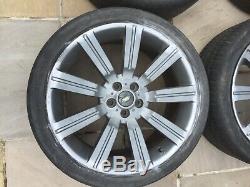 22 Land Range Rover Sport Discovery Stormer Alloy Wheels & Tyres VW 5x120