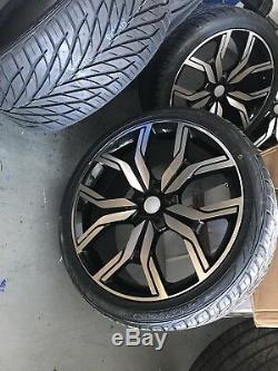 22 Range Rover Style Velar/evoque/discovery Sport 5/108 Wheels & Tyres Set Of 4