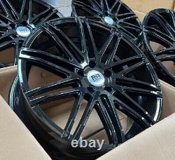 22 Riviera Rv120 Gloss Black Alloy Wheels Fit Range Rover Sport Vogue Discovery