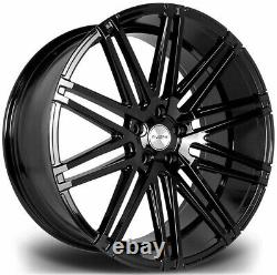 22 Riviera Rv120 Gloss Black Alloy Wheels Fit Range Rover Sport Vogue Discovery