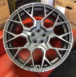 22 Velare Vlr02 Alloys Fits Range Rover Vogue Sport Discovery Vw T5 T6 Grey Pol