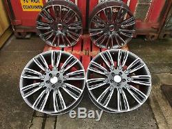 22 Vogue Alloy Wheels Fits Range Rover & Sport L405 L494 L322 Gunmetal