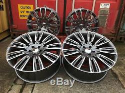 22 Vogue Alloy Wheels Fits Range Rover & Sport L405 L494 L322 Gunmetal