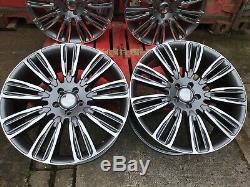 22 Vogue Alloy Wheels Fits Range Rover & Sport L405 L494 L322 Gunmetal