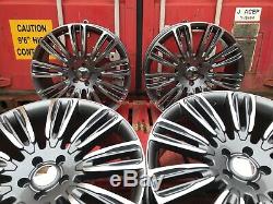 22 Vogue Alloy Wheels Fits Range Rover & Sport L405 L494 L322 Gunmetal