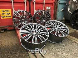 22 Vogue Alloy Wheels Fits Range Rover & Sport L405 L494 L322 Gunmetal