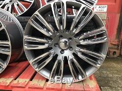 22 Vogue Alloy Wheels Tyres Fits Range Rover & Sport L405 L494 L322 Gunmetal