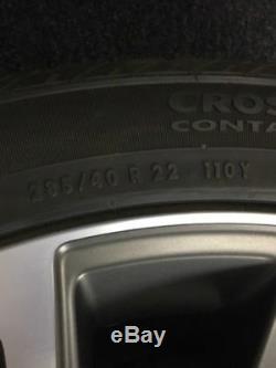 22 X4 Genuine 5025 Land Range Rover Discovery 5 Alloy Wheels Tyres Diamond Cut
