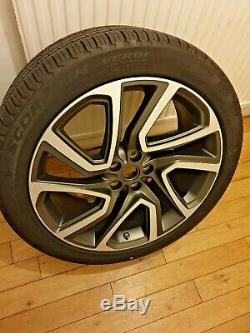 22 X4 Genuine 5025 Land Range Rover Discovery 5 Alloy Wheels Tyres Diamond Cut