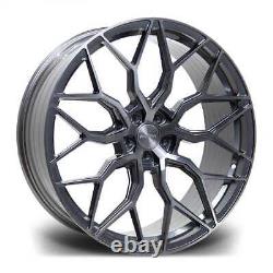 22reviera r108 alloy wheels carbon gri range rover sport discovery vogue + tyre