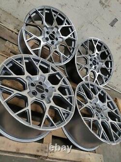 23 Velocity 2 Alloy Wheels & Tyres Range Rover Sport Vogue 2005 Grey Polished