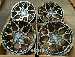 23 Velocity 2 Grey Polished Alloy Wheels Fit Range Rover Sport & Vogue