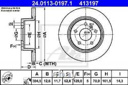 2X BRAKE DISC FOR LAND ROVER RANGE/II/Mk/SUV/III DISCOVERY 25 6T 2.5L 306D1 2.9L