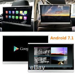 2x 12.5 Android 7.1 HD Car Headrest Monitor 8-Core 1.5GHz Speaker Wifi 3G/4G FM
