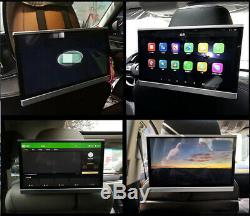 2x 12.5 Android 7.1 HD Car Headrest Monitor 8-Core 1.5GHz Speaker Wifi 3G/4G FM