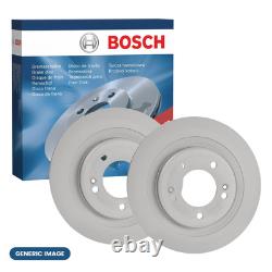 2x BOSCH Brake Discs Rear Fits Land Rover Defender Discovery Range Rover