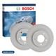 2x BOSCH Brake Discs Rear Fits Land Rover Defender Discovery Range Rover
