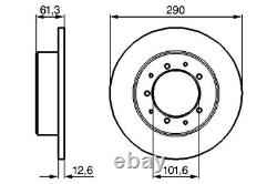 2x BOSCH Brake Discs Rear Fits Land Rover Defender Discovery Range Rover
