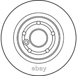 2x BRAKE DISC DF2791S FOR LAND ROVER DISCOVERY/II/Mk RANGE/SUV/III 21/14L 4cyl