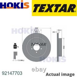 2x Brake Disc For Land Rover Discovery/iv/van Lr4/suv Range/sport 306dt 3.0l