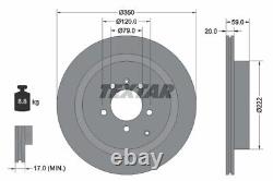 2x Brake Disc For Land Rover Discovery/iv/van Lr4/suv Range/sport 306dt 3.0l