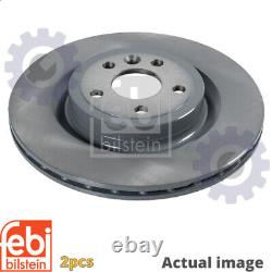 2x Brake Disc For Land Rover Discovery/sport/suv Range/velar Jaguar F-pace 2.0l