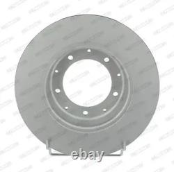 2x Brake disc solid DDF283C FERODO for LAND ROVER RANGE ROVER DISCOVERY I