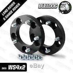2x Bulldog 30mm Wheel Spacers To Fit Defender, Discovery 1 & RRC Non Hub Centric