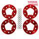 30mm Wheel Spacers Land Rover Discovery Mk3 & Mk4 Range Rover Mk3 & Mk4 Red T3