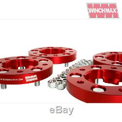 30mm Wheel Spacers Land Rover Discovery Mk3 & Mk4 Range Rover Mk3 & Mk4 Red T3