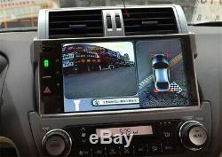 3D Bird View Car Parking Recorder Assistance 4 Camera DVR Shock Sensor Universal
