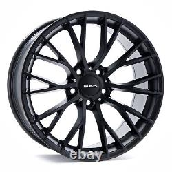 4 Alloy Wheels Compatible Range Rover Evoque Discovery Sport Mens 18 Black MAK