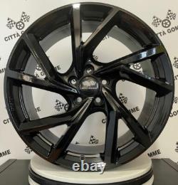 4 Compatible RANGE ROVER EVOQUE VELAR DISCOVERY SPORT 18 BLK Alloy Wheels