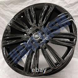 4 New 22 Alloy Wheels Alloys Black Fit Range Rover Evoque Velar Discovery Sport