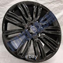 4 New 22 Alloy Wheels Alloys Black Fit Range Rover Evoque Velar Discovery Sport