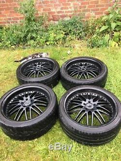 4 X Gloss Black 22 Range Rover Sport Vogue Discovery Svr Alloy Wheels Tyres