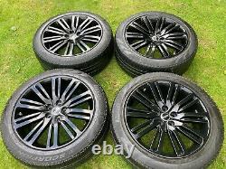 4 x 21 GENUINE RANGE ROVER SPORT VOGUE DISCOVERY L495 L405 ALLOY WHEELS TYRES